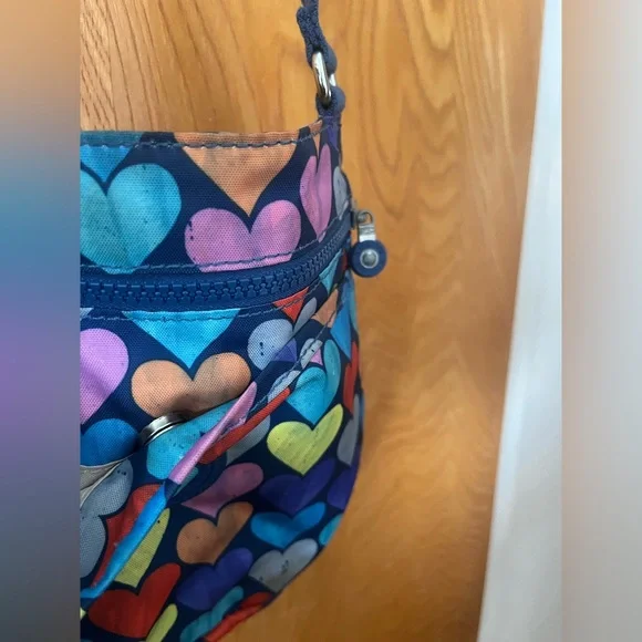 Kipling Emmylou Multicolor Heart Crossbody Bag - Picture 4 of 14